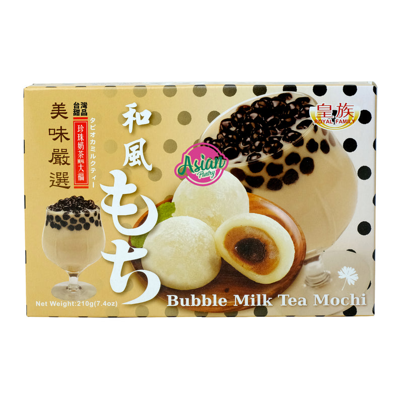 Royal Family Bubble Milk Tea Mochi 210g Front