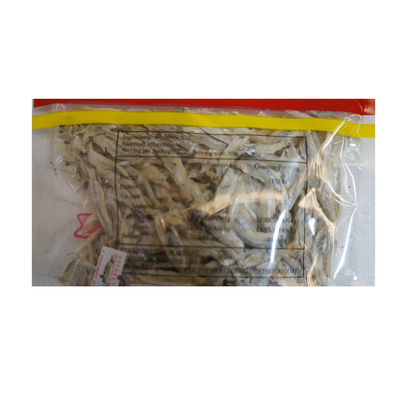 Goldfish Brand Dried Anchovy 100g Back