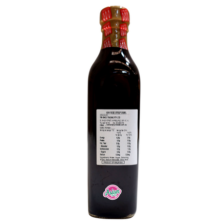KHH Rose Syrup 350ml Back