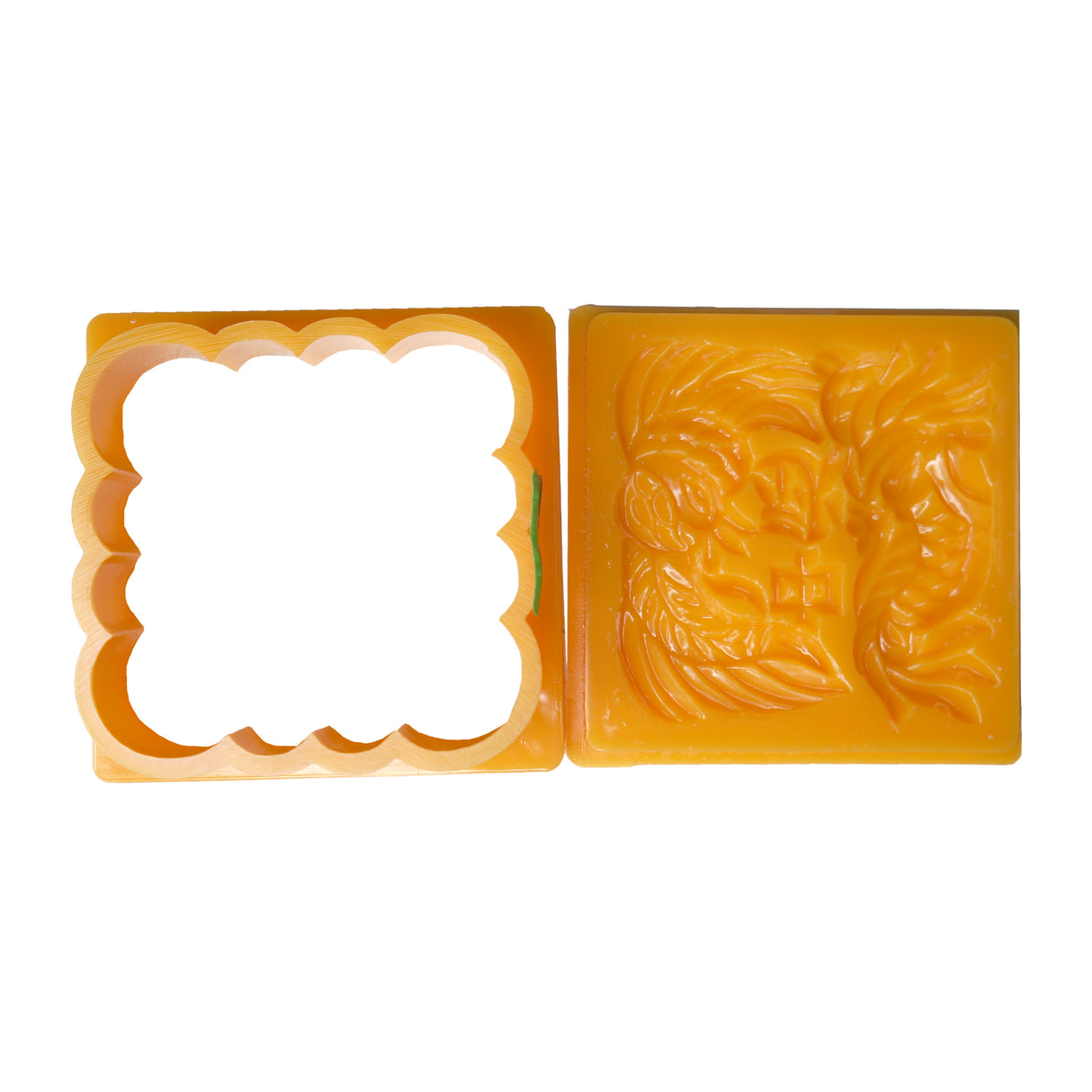 Unique Imports Moon Cake Mould Square 150g Back