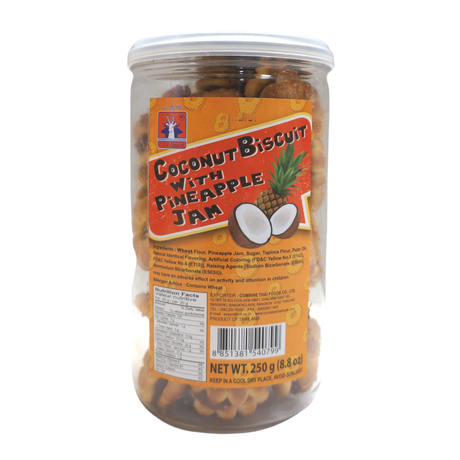 CTF Brand Coconut Biscuit with Pineapple Jam 250g Front