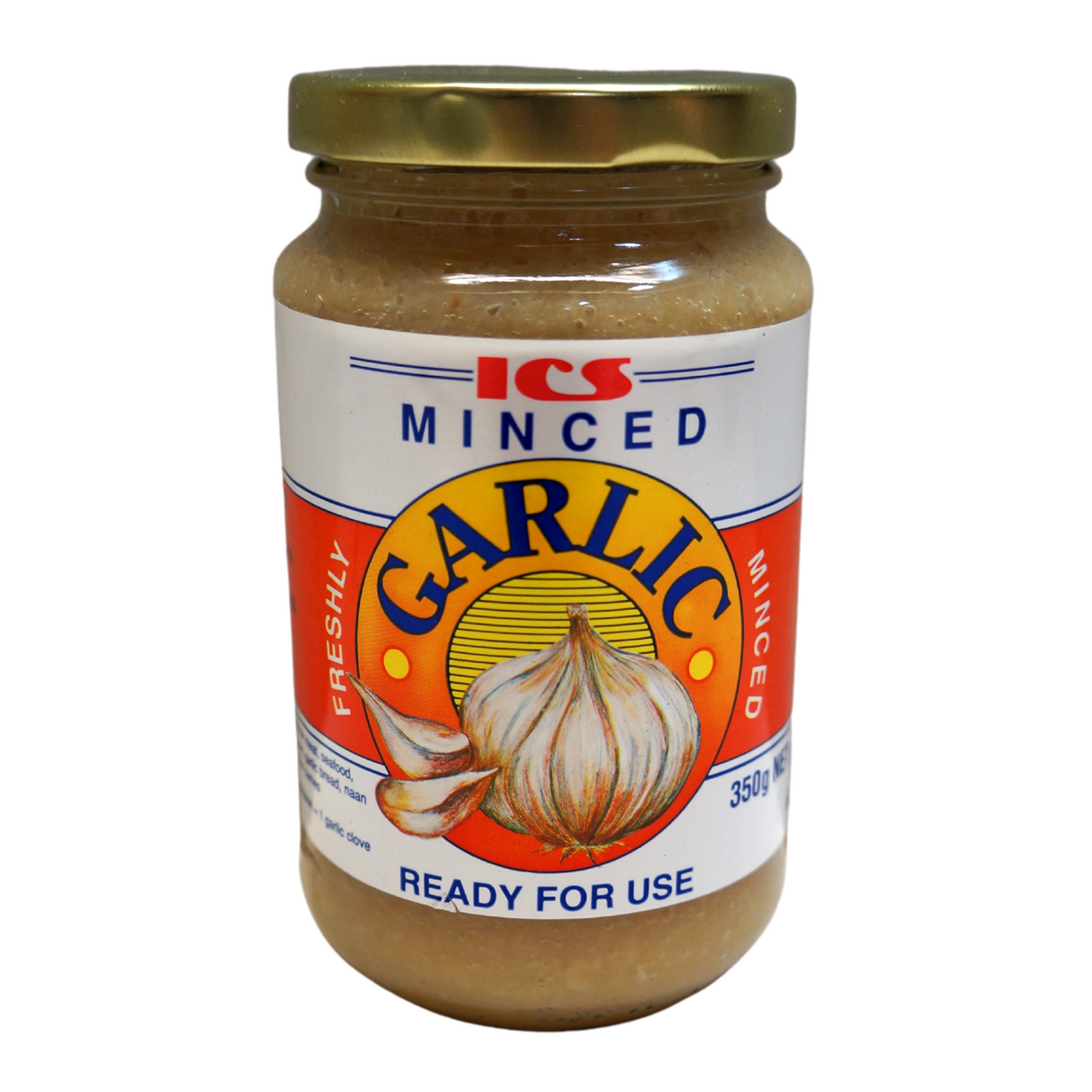 ICS Foods Minced Garlic 350g Front