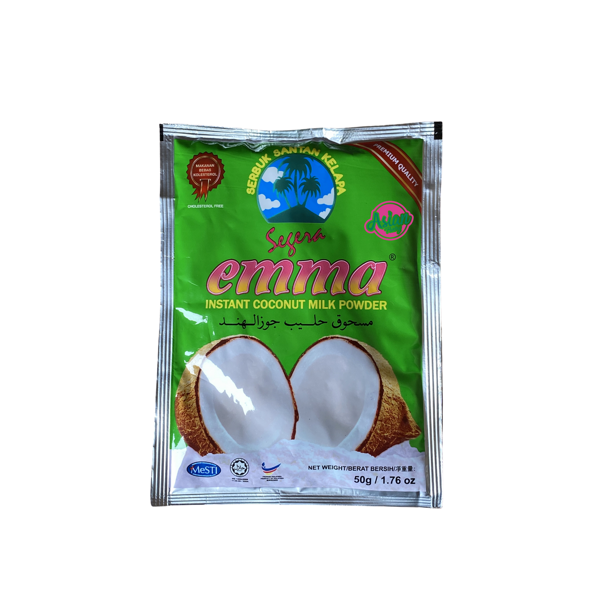 Emma Instant Coconut Milk Powder 50g Front