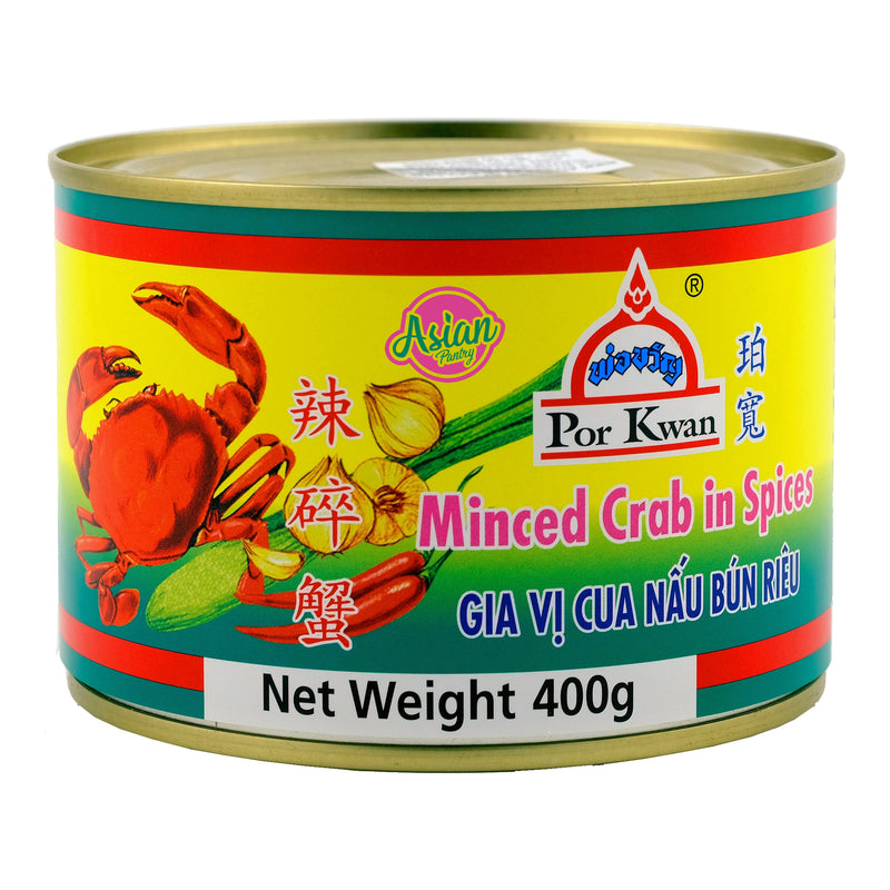 Porkwan Minced Crab in Spices 400g Front