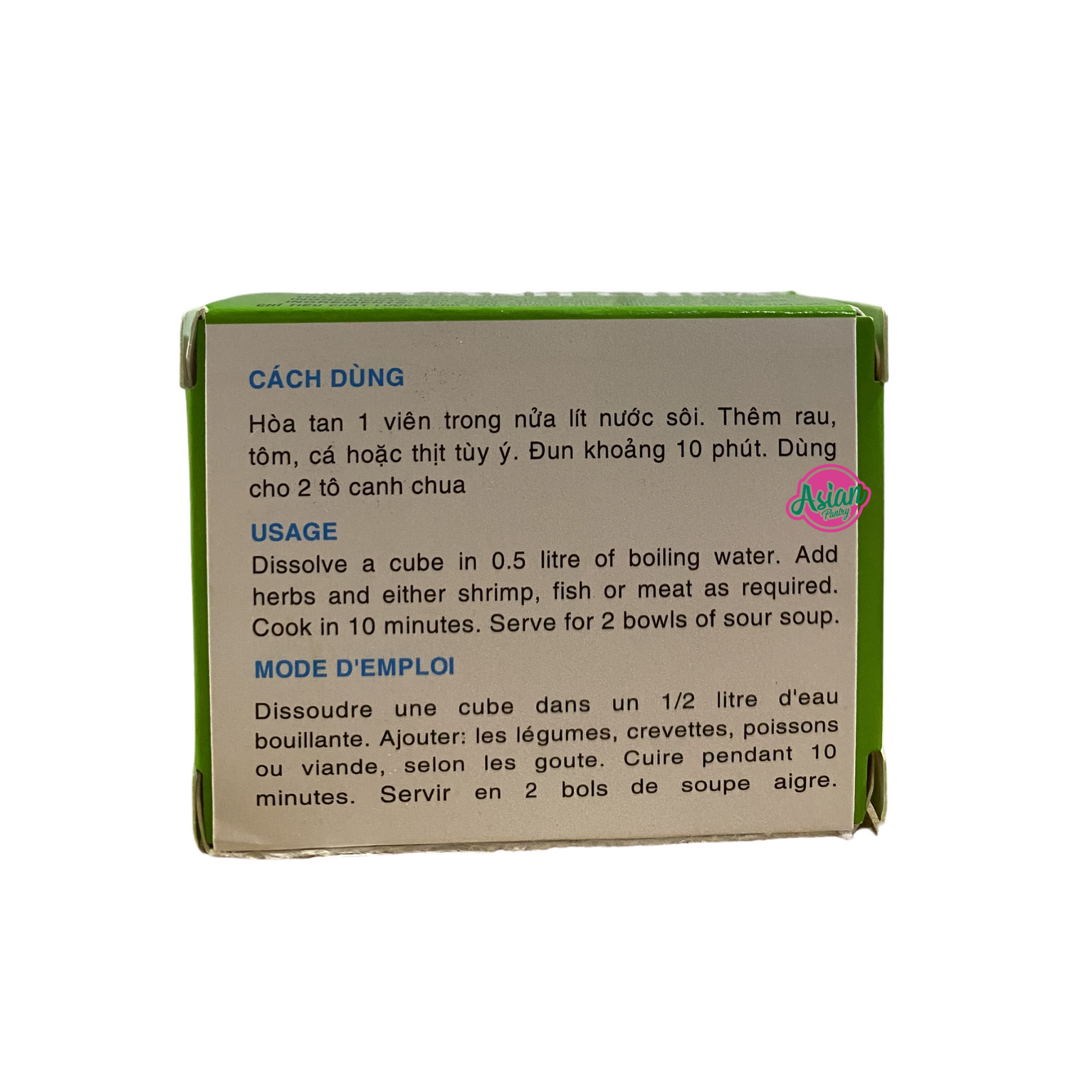 Bao Long Canh Chua Seasoning 75g Back