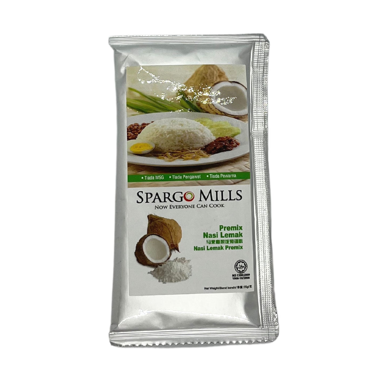 Spargo Mills Premix Nasi Lemak 35g Front