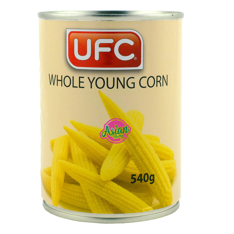 UFC Whole Young Corn 540g Front