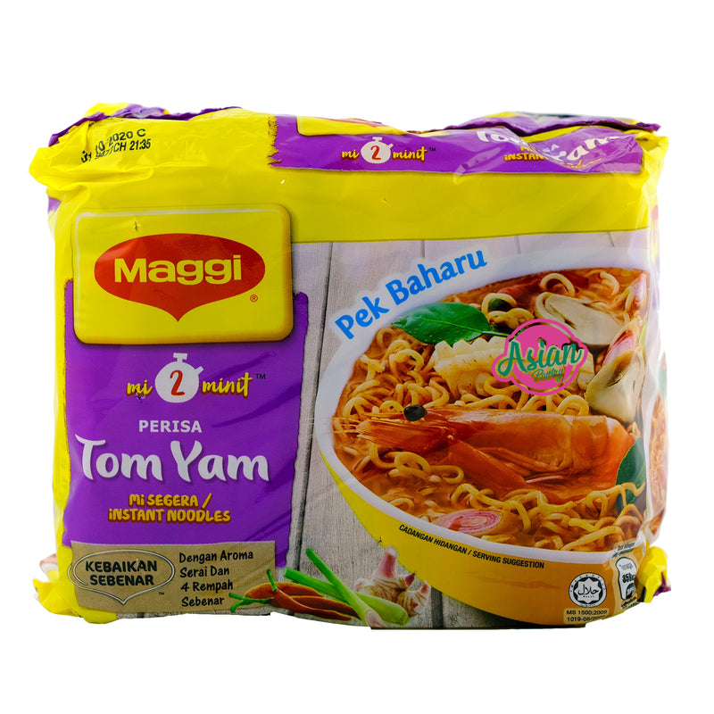 Maggi Tom Yum Noodles 5 Pack 415g Front