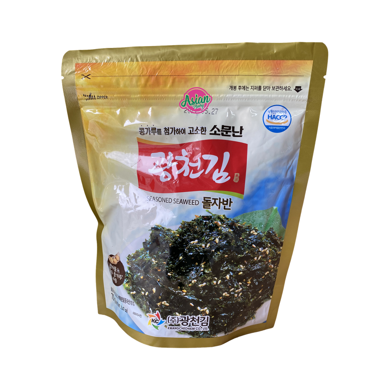 KC Seasoned Seaweed 70g Front
