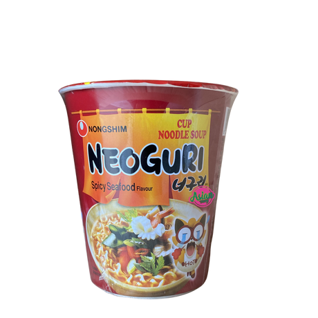 Nongshim Neoguri Spicy Seafood Noodle Cup 62g Front