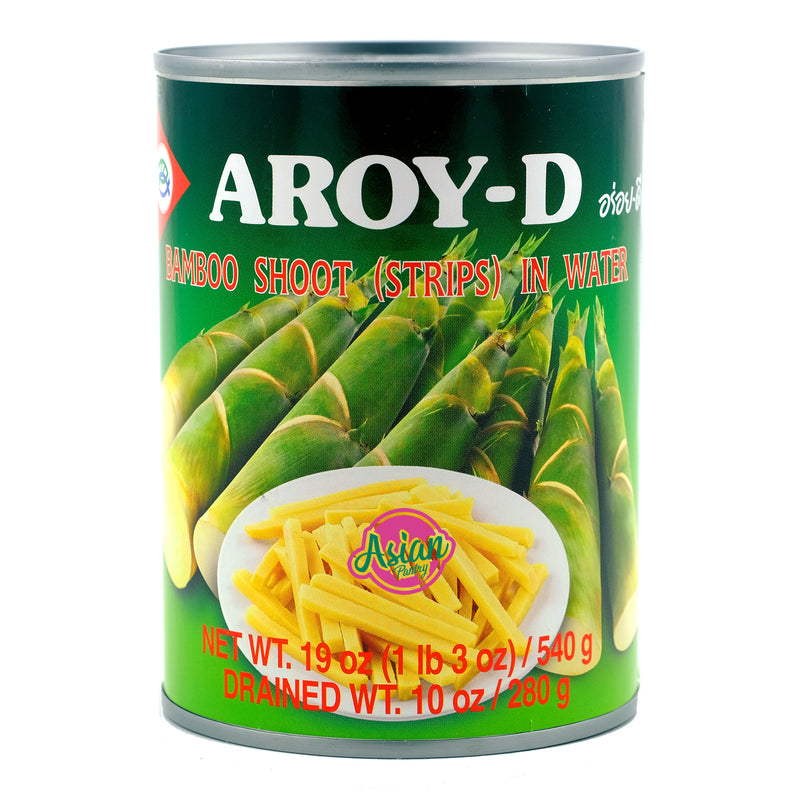 Aroy D Bamboo Shoot Strips 540g Front