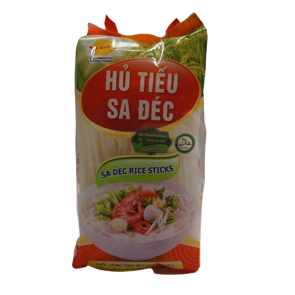 Sa Giang Gluten Free Hu Tieu Noodles 400g Front