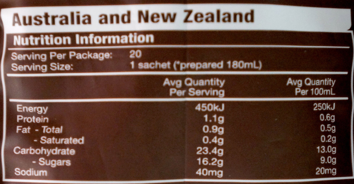 Old Town Roasted White Coffee 600g Back