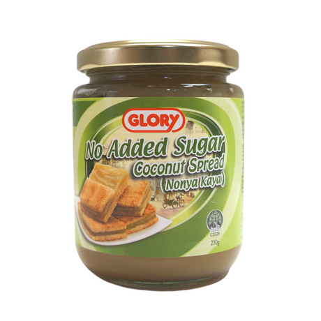 Glory No Added Sugar Coconut Kaya Spread 250g Front