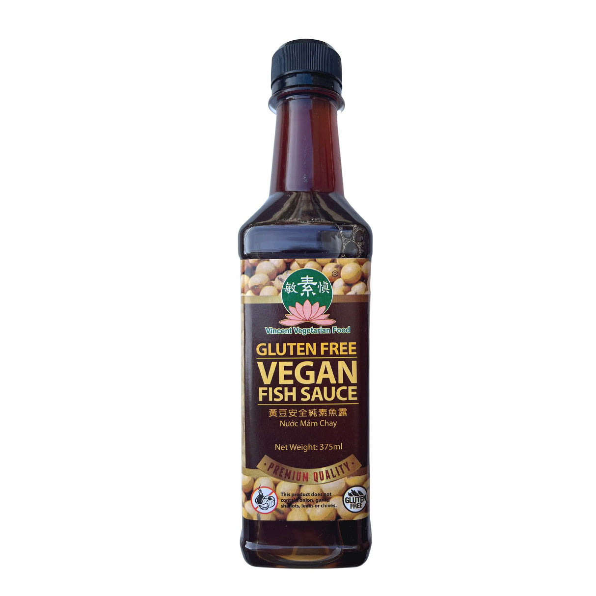 VVF Fish Sauce Gluten Free Vegan 375ml Front