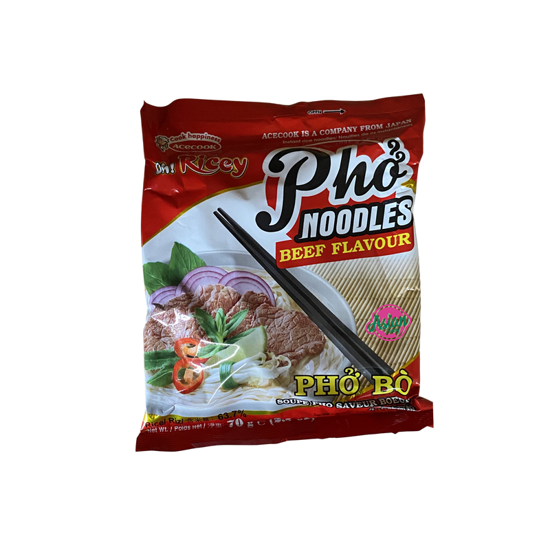 Oh Ricey Pho Beef Flavour 70g - Asian PantryOh Ricey Asian Groceries