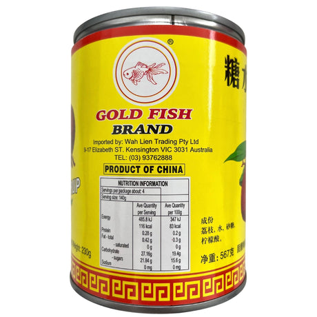 Goldfish Brand Lychee In Syrup 565g