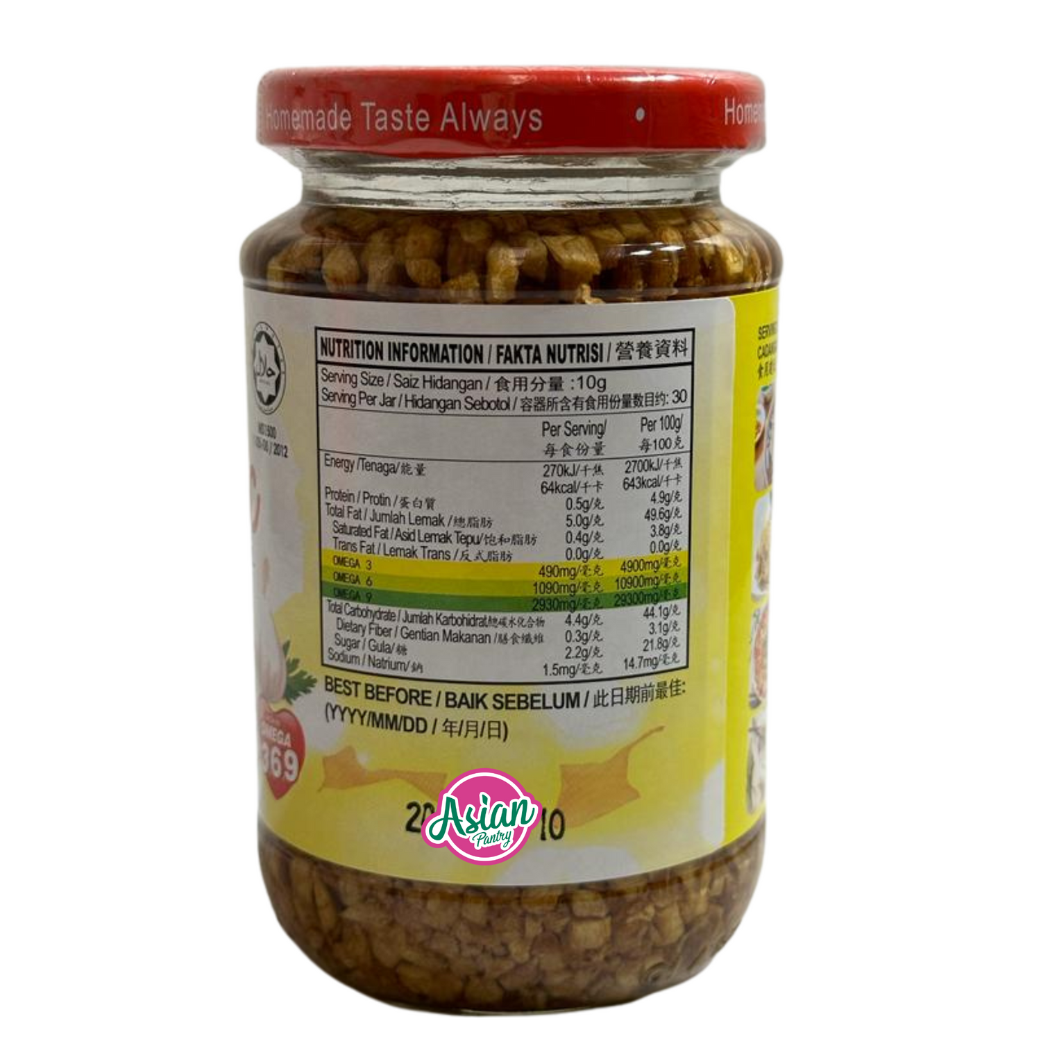 Heng's Fragrant Garlic in Canola Oil  300g