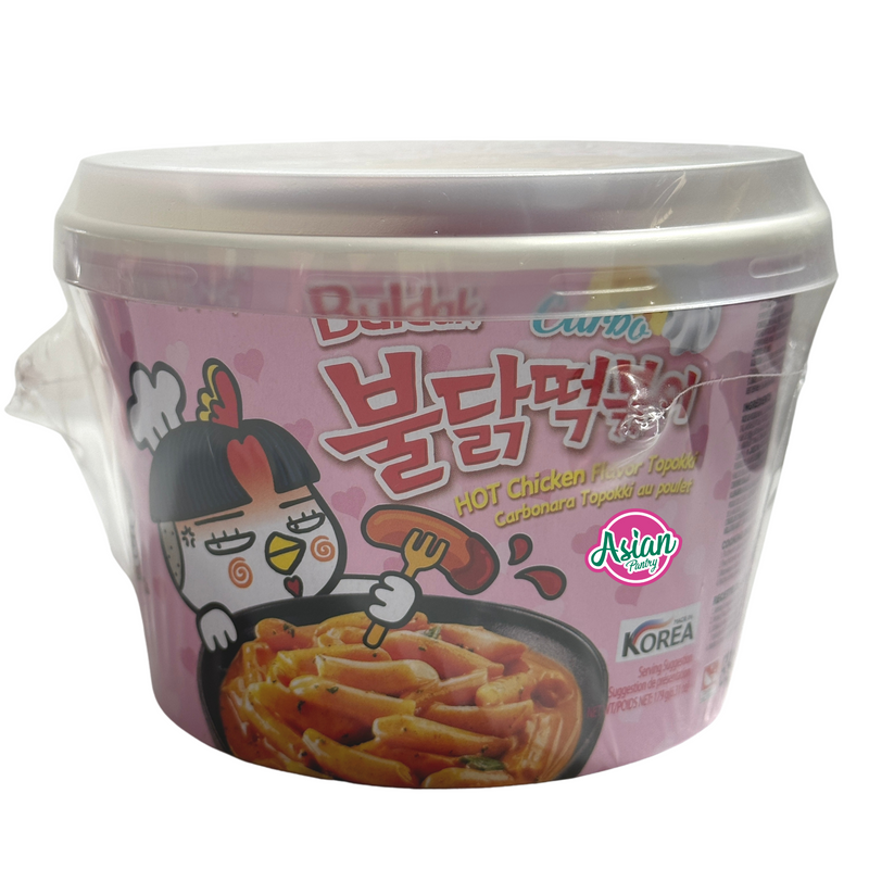 Samyang Buldak Carbo Hot Chicken Flavour Topokki Bowl 179 g