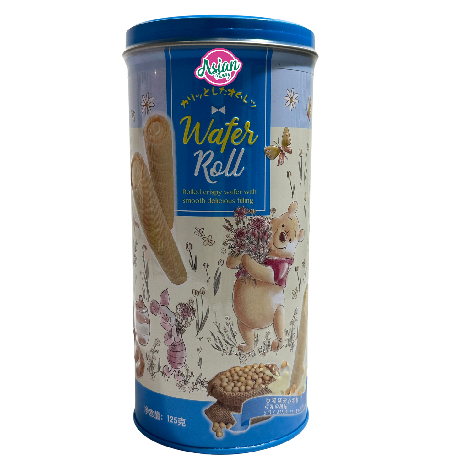Disney Wafer Roll Soy Milk Flavour 125g