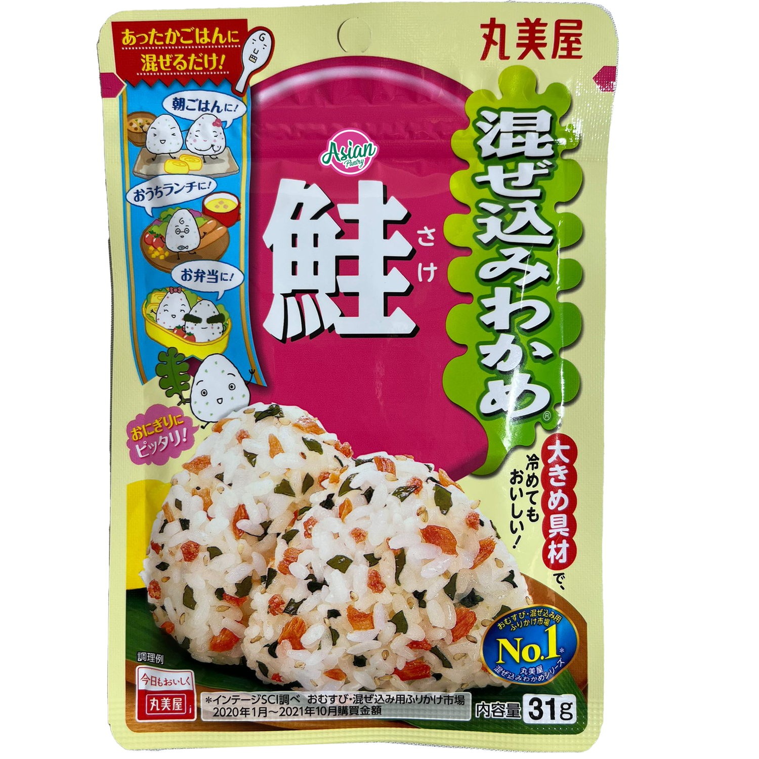 Marumiya  Furikake Mix Wakame Salmon  (Rice Seasoning) 31g