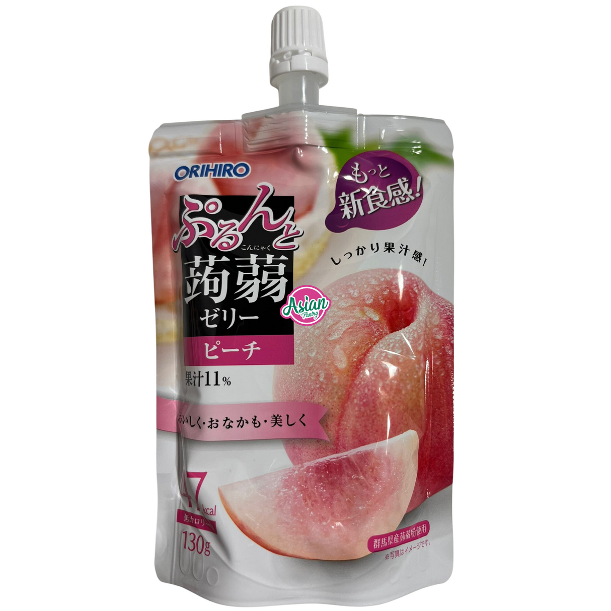 Orihiro Konjac Jelly Peach (Standing) 130g