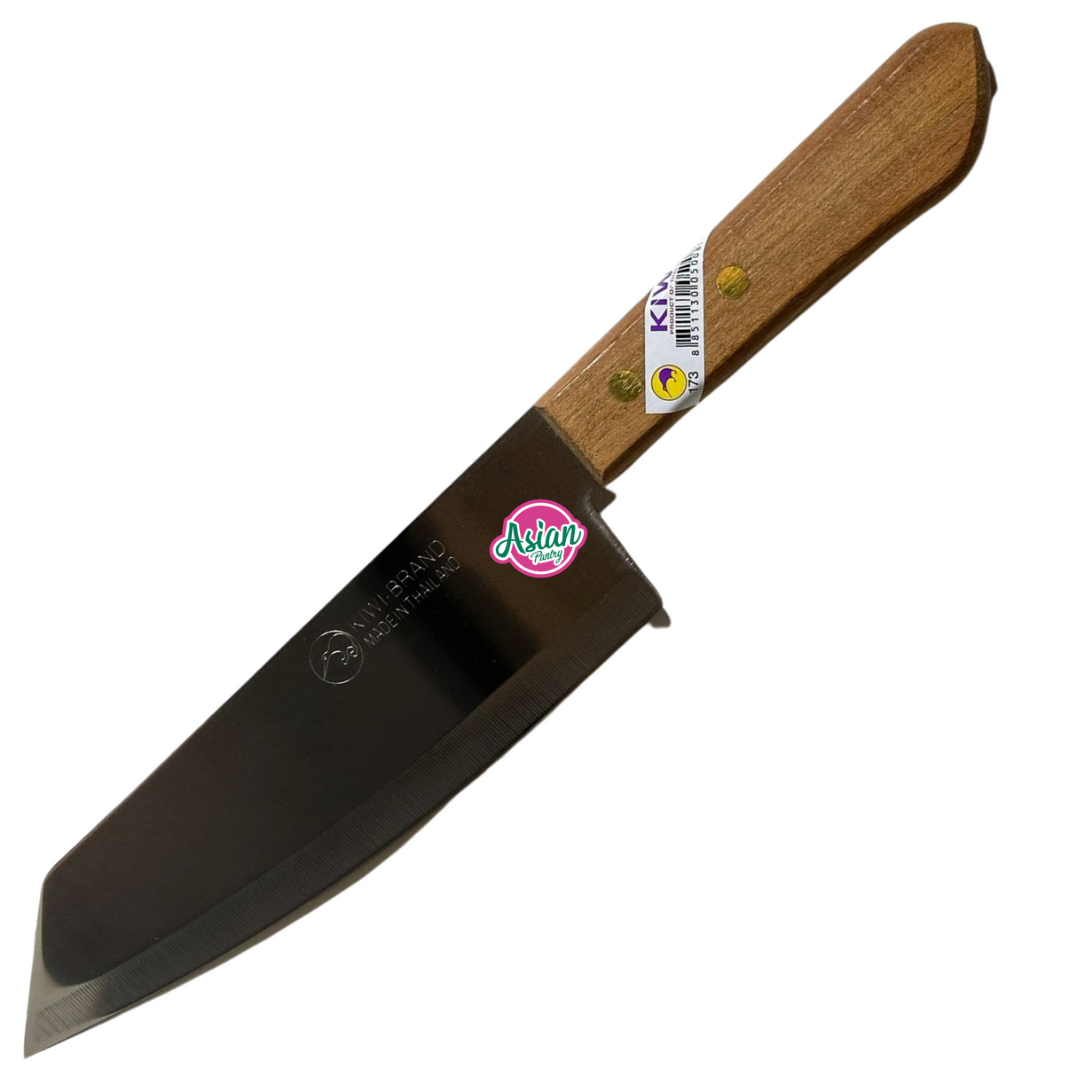 Pisau Dapur Jenama Kiwi Pemegang Kayu #173