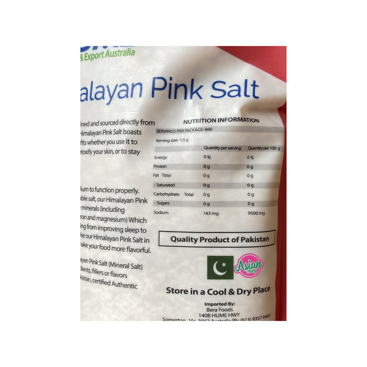 Hume	Himalayan Rock Pink Salt Back