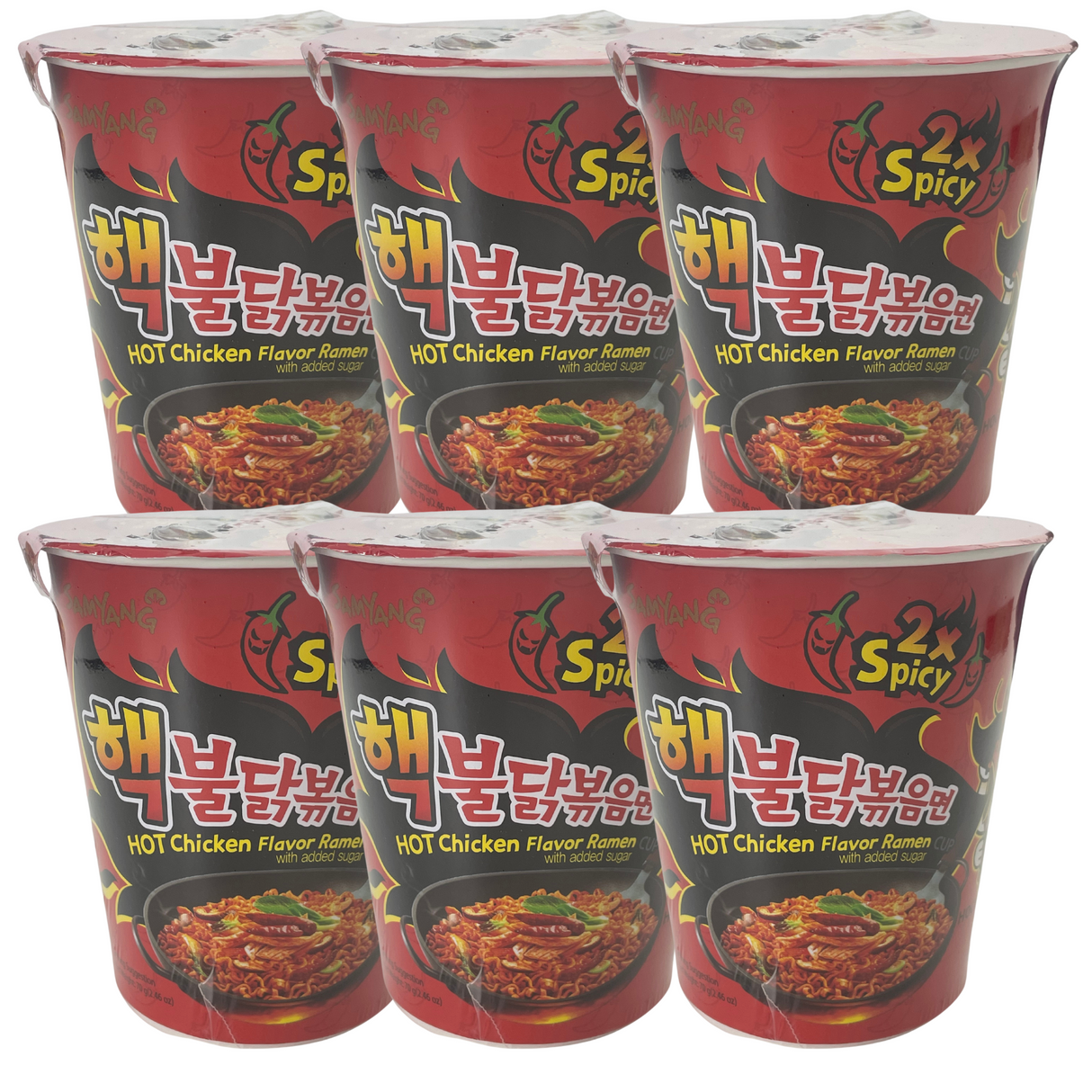 Samyang 2x Cawan Ramen Perisa Ayam Panas (6 Pek)
