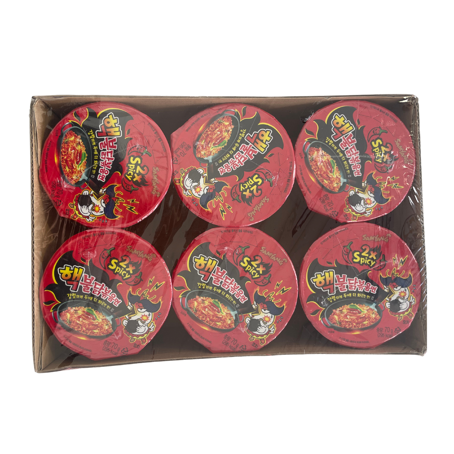 Samyang 2x Cawan Ramen Perisa Ayam Panas (6 Pek)