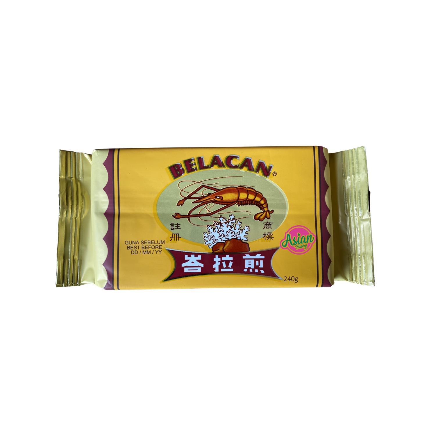 Prawn & Coral	Belachan Shrimp Paste Front