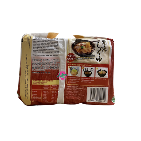 Nissin	Ramen Tokyo Shoyu 5 Pack Back