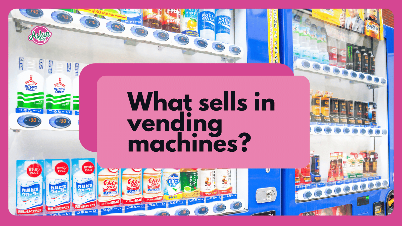 What Sells in Vending Machines? Recommendations Based on What Our Customers Keep Buying