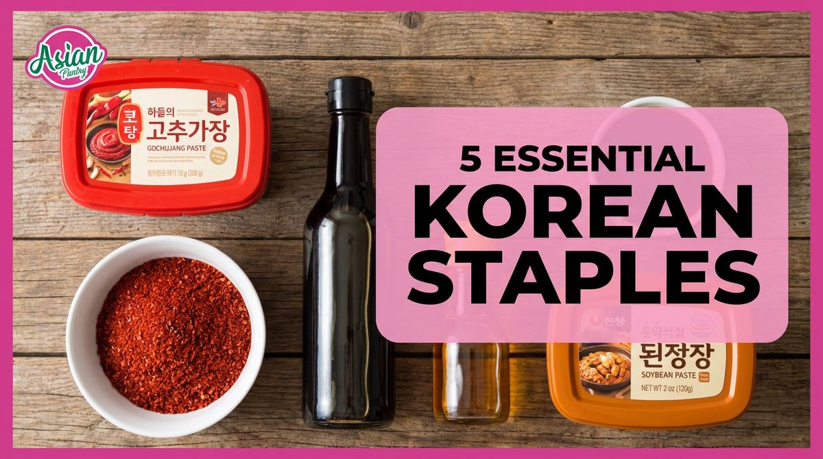 5 Essential Korean Pantry Staples for Beginners – Asian Pantry