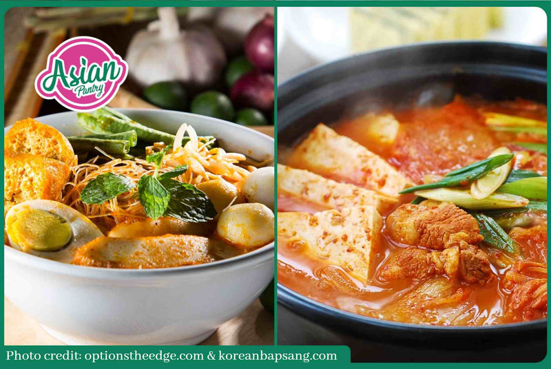 Asian Winter Recipe 2021: Hearty Kimchi Stew & Curry Laksa