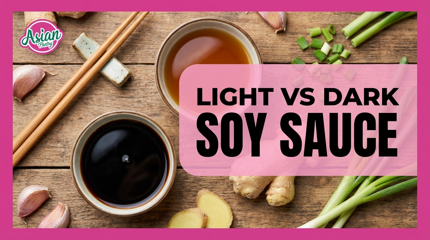 Light vs Dark Soy Sauce - What's the Difference?