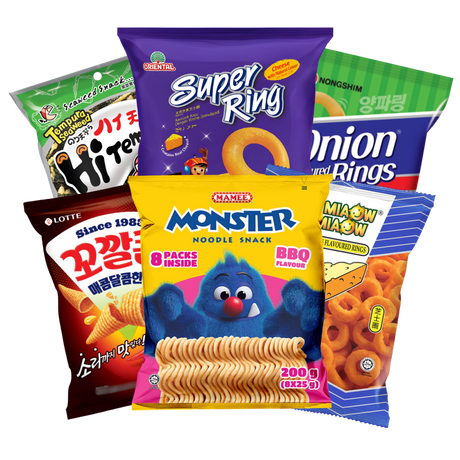 薯片和咸味小吃