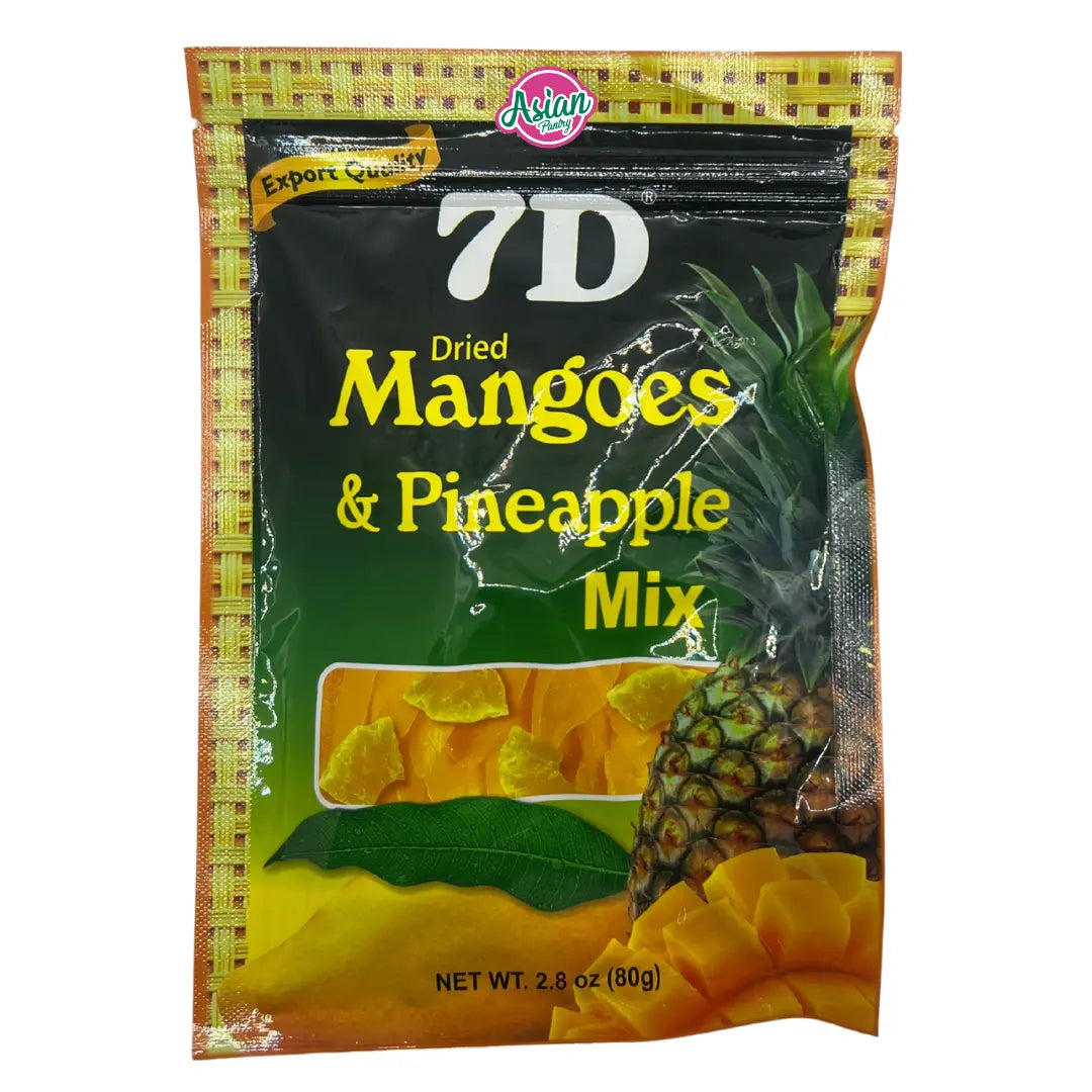 7D Dried Mangoes & Pineapple Mix 80g