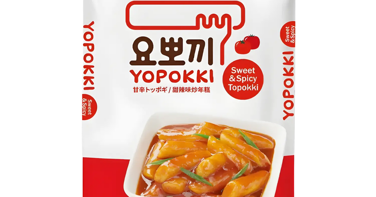 Yopokki Sweet & Spicy Tteokbokki Bag 280g (BBD: 03/07/2026) – Asian Pantry
