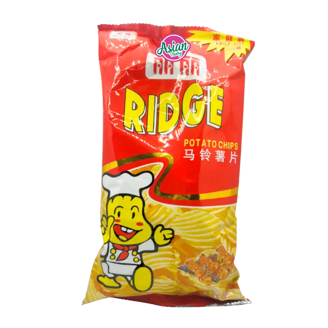 Chip Brand Ridge Ridge Potato Chips BBQ Flavour 100g (BBD: 05/03/2026) – Asian Pantry