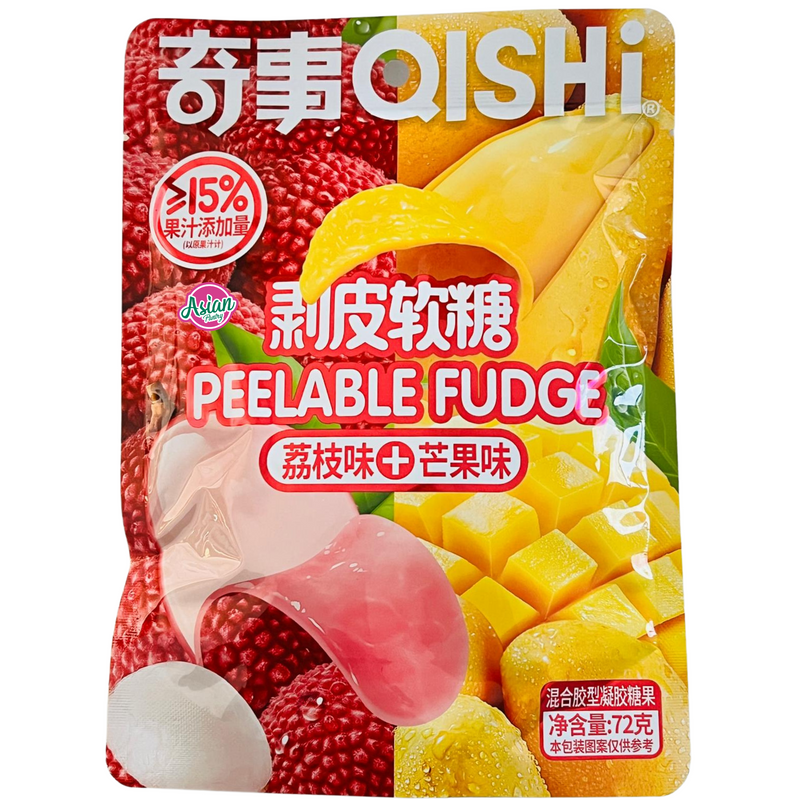 其石可剥软糖（荔枝芒果）72g