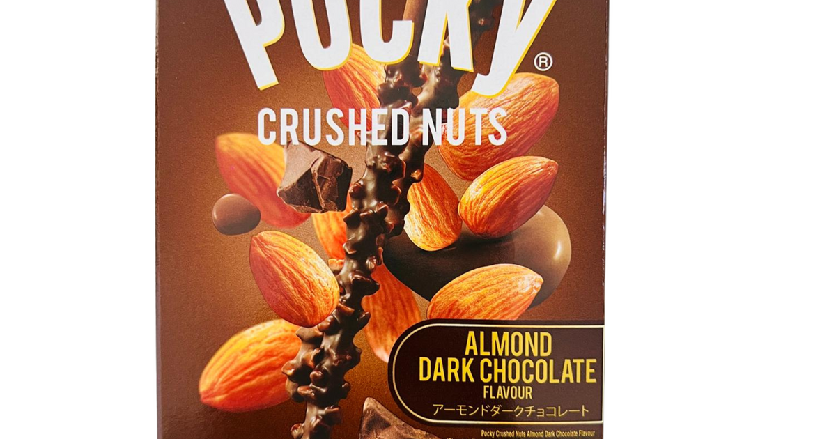 Glico Pocky Dark Chocolate Almond Crushed Nuts 25g – Asian Pantry
