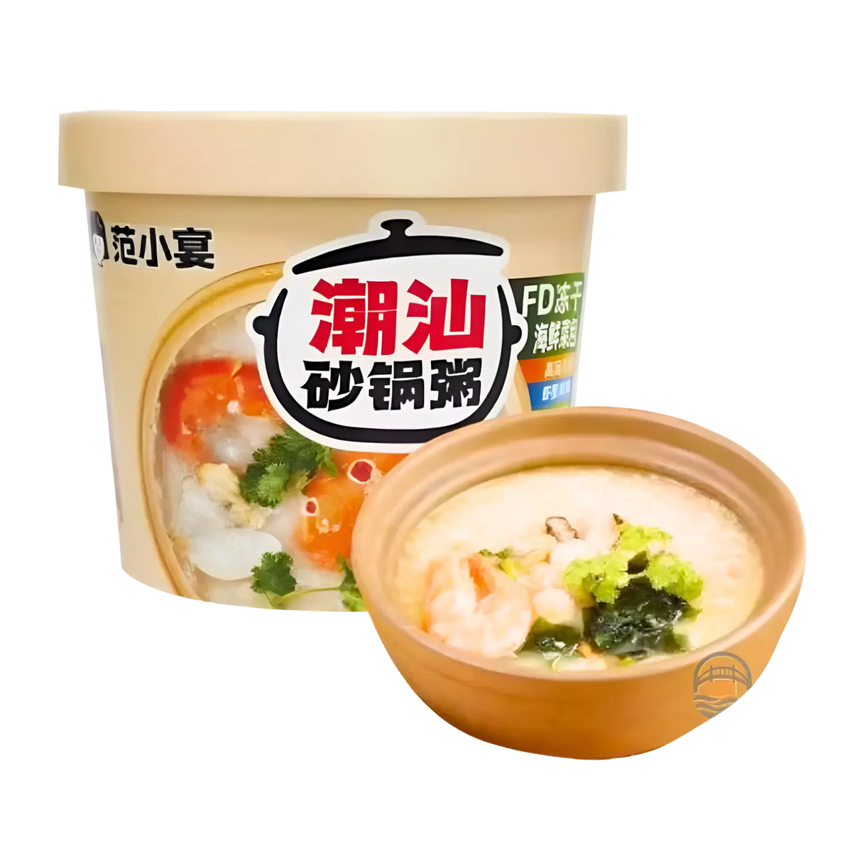 FANXIAOYAN Instant Chao Shan Congee (Shrimp, Crab & Seafood Flavour) 118g