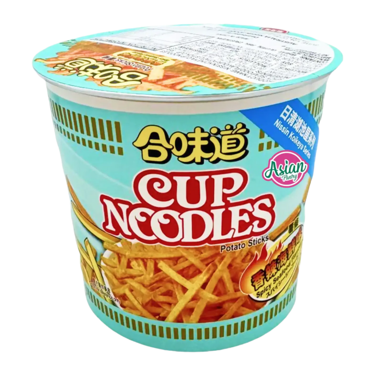 Nissin Cup Noodles Spicy Seafood Flavour Potato Stick Cup 35g