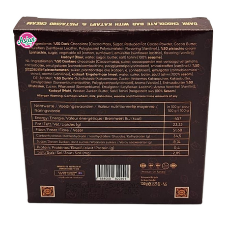 ByGusto Dark Dubai Chocolate 100g