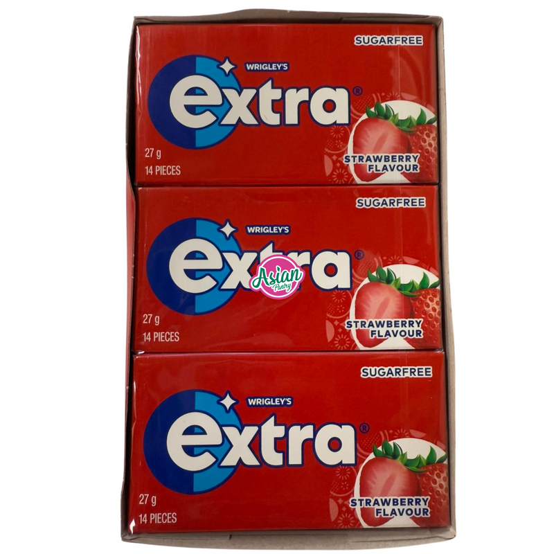 Wrigley's Extra Sugarfree Strawberry 14pcs 27g