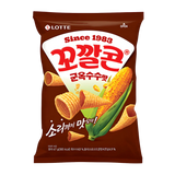 Lotte Popping Corn Chips BBQ 67g