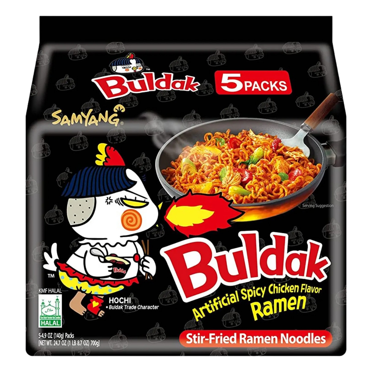 Samyang 辣鸡味拉面 (5包) 700g