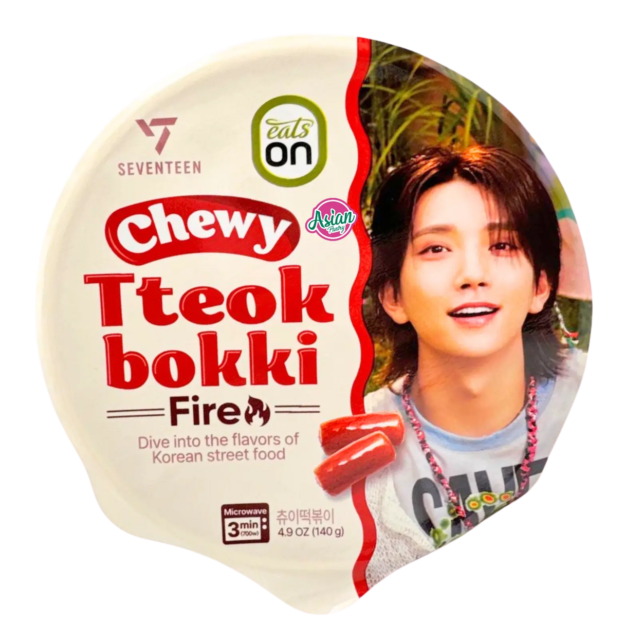 HY SEVENTEEN Chewy Tteokbokki Sweet & Spicy (Random Member) 140g