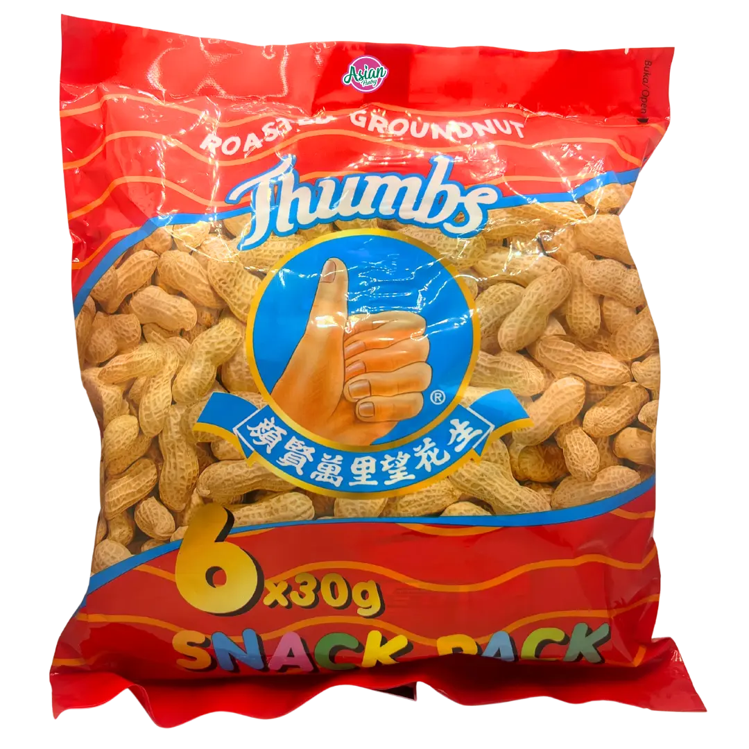 Thumbs Roasted Groundnut Snack Pack 180g